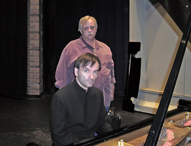 John Jones with Stephen Hough.